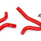 HPS Performance HPS Silicone Heater Coolant Hose Kit Hyundai 2010-2014 Genesis Coupe 2.0T Turbo 4Cyl Left Hand Drive, 57-1324H