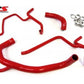 HPS Red Reinforced Silicone Radiator Hose Kit Chrysler 12-13 300C SRT8 6.4L V8