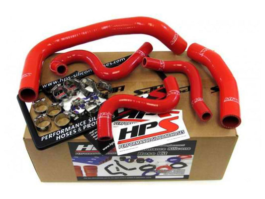 HPS Performance Products HPS Red Reinforced Silicone Radiator + Heater Hose Kit Toyota 85-87 Corolla AE86 4A-GEU Left Hand Drive