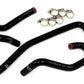 HPS Black Reinforced Silicone Heater Hose Kit Toyota 00-06 Tundra V8 4.7L Left Hand Drive