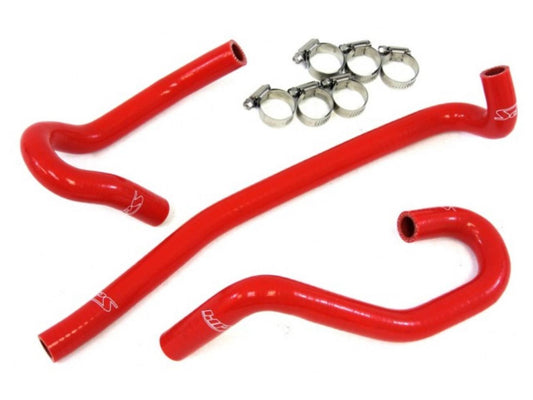 HPS Red Reinforced Silicone Heater Hose Kit Toyota 00-06 Tundra V8 4.7L Left Hand Drive