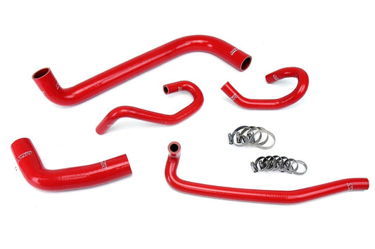 HPS Red Reinforced Silicone Radiator + Heater Hose Kit Toyota 04-06 Sequoia 4.7L V8 Left Hand Drive