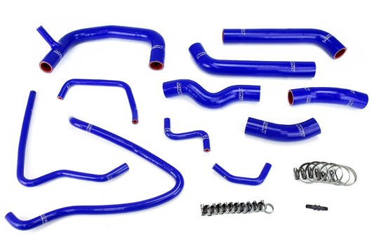 HPS Performance Products HPS Reinforced Blue Silicone Radiator Hose Kit Coolant Toyota 00-05 MR2 Spyder