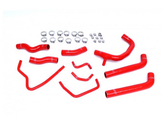 HPS Performance Products HPS Reinforced Red Silicone Radiator Hose Kit Coolant Toyota 00-05 MR2 Spyder