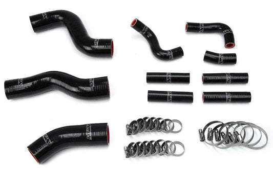 HPS Performance HPS Silicone Radiator + Heater Coolant Hose Kit Toyota 1992-1997 Land Cruiser FJ80 4.5L I6 without rear heater, 57-1441