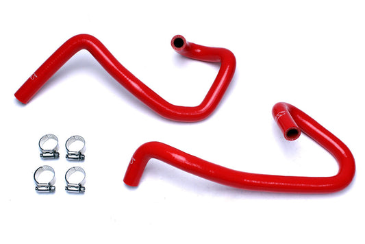 HPS Performance Products HPS Reinforced Red Silicone Heater Hose Kit Coolant Toyota 05-18 Tacoma 2.7L 4Cyl