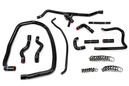 HPS Performance Products HPS Black Reinforced Silicone Heater Hose Kit Coolant BMW 96-99 E36 M3 Left Hand Drive