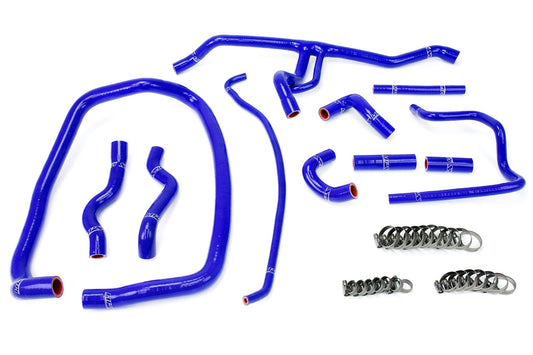 HPS Performance Products HPS Blue Reinforced Silicone Heater Hose Kit Coolant BMW 96-99 E36 M3 Left Hand Drive