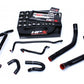 HPS Black Reinforced Silicone Radiator and Heater Hose Kit Coolant Ford 2015-2017 Mustang 3.7L V6