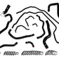 HPS Performance HPS Silicone Radiator and Heater Coolant Hose Kit Mazda 2007-2009 Mazdaspeed 3 2.3L Turbo, 57-1511