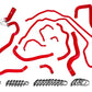 HPS Performance HPS Silicone Radiator and Heater Coolant Hose Kit Mazda 2007-2009 Mazdaspeed 3 2.3L Turbo, 57-1511