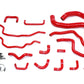 HPS Performance HPS Red Reinforced Silicone Radiator + Heater Hose Kit Subaru 15-16 WRX STI 2.5L Turbo