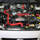 HPS Performance HPS Red Reinforced Silicone Radiator + Heater Hose Kit Subaru 15-16 WRX STI 2.5L Turbo
