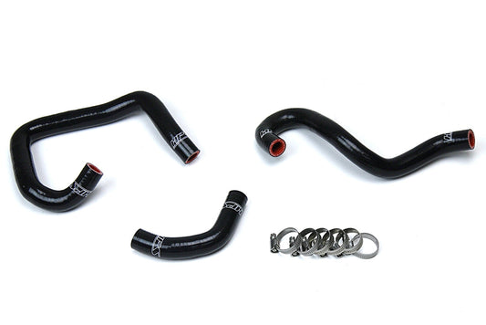 HPS Performance HPS Black Reinforced Silicone Heater Hose Kit Coolant Toyota 93-98 Supra MK4 2JZ Turbo Left Hand Drive