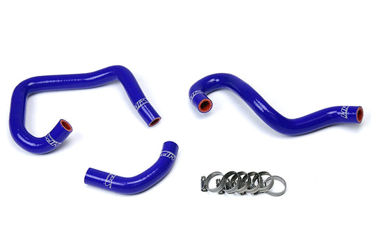 HPS Performance Products HPS Blue Reinforced Silicone Heater Hose Kit Coolant Toyota 93-98 Supra MK4 2JZ Turbo Left Hand Drive