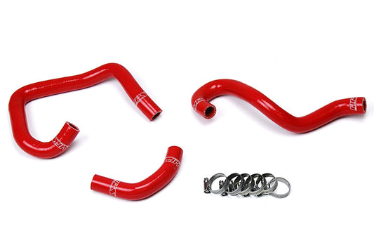 HPS Performance HPS Red Reinforced Silicone Heater Hose Kit Coolant Toyota 93-98 Supra MK4 2JZ Turbo Left Hand Drive