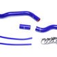 HPS Performance HPS Blue Reinforced Silicone Radiator Hose Kit Coolant Honda 01-05 Civic 1.7L Manual Trans.