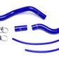 HPS Performance HPS Blue Reinforced Silicone Radiator Hose Kit Coolant Honda 01-05 Civic 1.7L Automatic Trans.