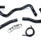 HPS Black Reinforced Silicone Radiator Hose Kit Coolant Mitsubishi 2008-2017 Lancer 2.0L 2.4L DE ES GTS
