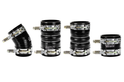 HPS Performance Products HPS High Temp Reinforced Silicone Intercooler Hose Boots Kit Ford 2005-2007 F350 Superduty 6.0L PowerStroke Diesel