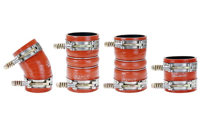 HPS Performance Products HPS High Temp Reinforced Silicone Intercooler Hose Boots Kit Ford 2005-2007 F450 Superduty 6.0L PowerStroke Diesel