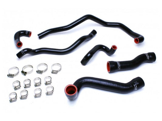 HPS Performance HPS Black Reinforced Silicone Radiator + Heater Hose Kit Coolant BMW 01-06 E46 M3 Left Hand Drive