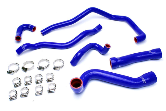 HPS Performance Products HPS Blue Reinforced Silicone Radiator + Heater Hose Kit Coolant BMW 01-06 E46 M3 Left Hand Drive