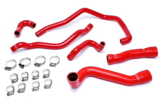 HPS Performance Products HPS Red Reinforced Silicone Radiator + Heater Hose Kit Coolant BMW 01-06 E46 M3 Left Hand Drive