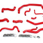 HPS Red Reinforced Silicone Radiator and Heater Hose Kit Coolant Mini 07-11 Cooper S R56 1.6L Turbo Automatic Trans