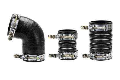 HPS Performance Products HPS High Temp Aramid Reinforced Silicone Intercooler Hose Boots Kit Chevy 2006-2010 Silverado 3500 6.6L Duramax Diesel