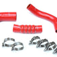 HPS Performance HPS Silicone Intercooler Hose Kit Honda 2017-2020 Civic Si 1.5L Turbo, 57-1599
