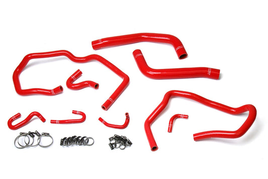 HPS Performance HPS Reinforced Red Silicone Radiator + Heater Hose Kit Coolant Toyota 10-14 FJ Cruiser 4.0L V6