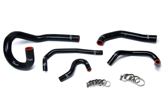 HPS Performance HPS Black Reinforced Silicone Radiator + Heater Hose Kit Coolant Toyota 86-92 Supra MK3 Turbo & NA 7MGE / 7MGTE Left Hand Drive