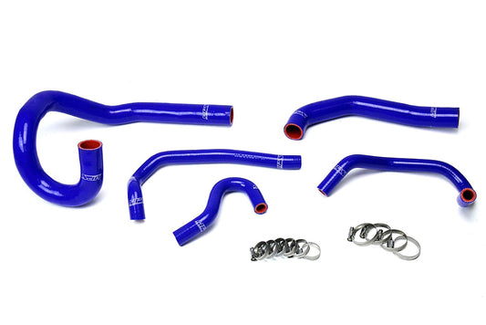 HPS Performance Products HPS Blue Reinforced Silicone Radiator + Heater Hose Kit Coolant Toyota 86-92 Supra MK3 Turbo & NA 7MGE / 7MGTE Left Hand Drive