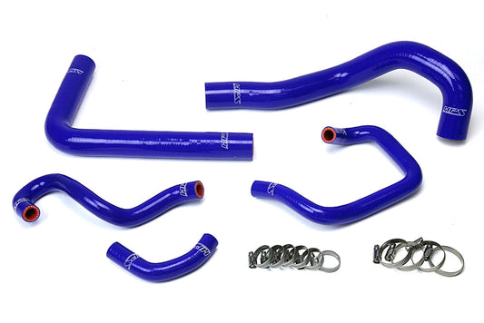 HPS Performance Products HPS Blue Reinforced Silicone Radiator + Heater Hose Kit Coolant Toyota 93-98 Supra MK4 2JZ Turbo Left Hand Drive