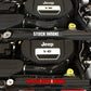 HPS Performance HPS Silicone Air Intake Kit Post MAF Hose Jeep 2012-2017 Wrangler JK & Unlimited 3.6L V6, 57-1639