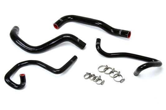 HPS Performance HPS Black Reinforced Silicone Radiator + Heater Hose Kit Toyota 05-18 Tacoma 2.7L 4Cyl