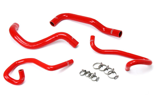 HPS Performance Products HPS Red Reinforced Silicone Radiator + Heater Hose Kit Toyota 05-18 Tacoma 2.7L 4Cyl