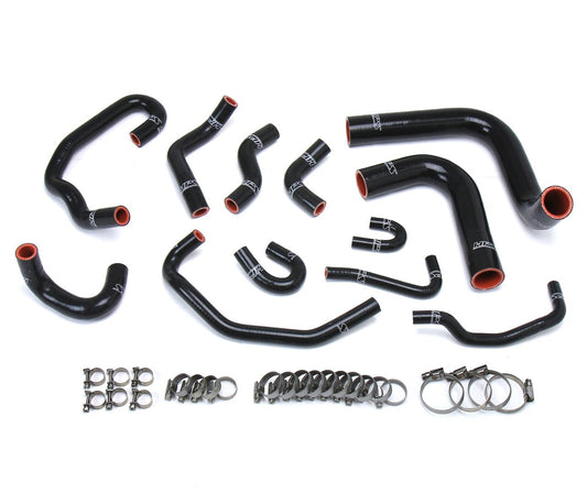 HPS Reinforced Black Silicone Radiator + Heater Hose Kit Coolant Toyota 93-95 4Runner 3.0L V6 Left Hand Drive
