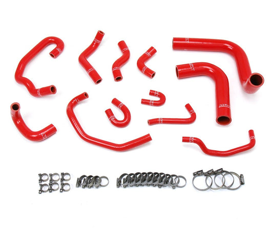 HPS Reinforced Red Silicone Radiator + Heater Hose Kit Coolant Toyota 93-95 Pickup 3.0L V6 Left Hand Drive