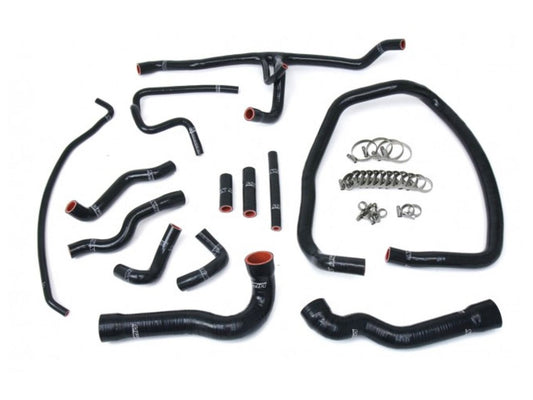 HPS Performance Products HPS Black Reinforced Silicone Radiator and Heater Hose Kit Coolant BMW 96-99 E36 M3 Left Hand Drive