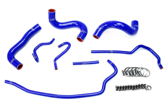 HPS Performance HPS Blue Reinforced Silicone Radiator Hose Kit Coolant Toyota 09-13 Corolla 1.8L