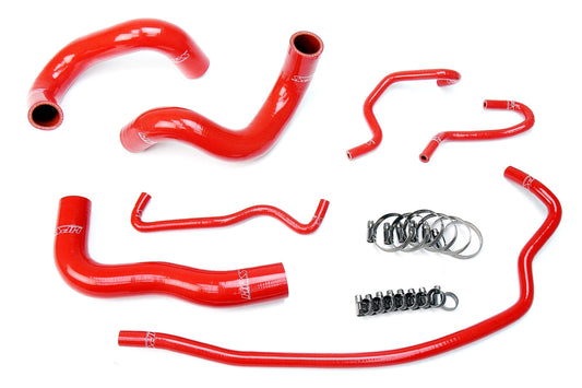 HPS Performance HPS Red Reinforced Silicone Radiator Hose Kit Coolant Toyota 14-18 Corolla 1.8L