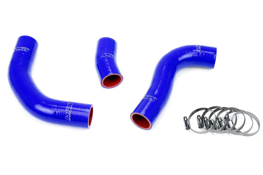 HPS Performance HPS Reinforced Blue Silicone Radiator Hose Kit Coolant Toyota 88-90 Land Cruiser FJ62 4.0L I6