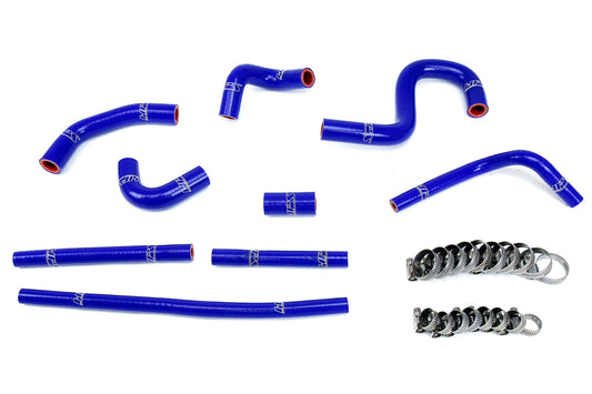 HPS Performance HPS Reinforced Blue Silicone Heater Hose Kit Coolant Toyota 96-02 4Runner 3.4L V6 with rear heater
