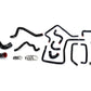 HPS Performance HPS Silicone Radiator, Heater and Ancillary Coolant Hose Kit Subaru 2005 Impreza WRX STi 2.5L Turbo, 57-1814
