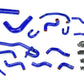 HPS Reinforced Silicone Radiator + Heater Hose Kit Coolant, Toyota 89-92 4Runner 3.0L V6 with Rear Heater Left Hand Drive, Blue