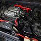 HPS Reinforced Silicone Radiator + Heater Hose Kit Coolant, Toyota 89-92 4Runner 3.0L V6 with Rear Heater Left Hand Drive, Red