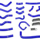 HPS Reinforced Silicone Heater Hose Kit Complete 16pcs Set, Toyota 98-02 Land Cruiser 4.7L V8 J100, 57-1913