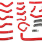 HPS Reinforced Silicone Heater Hose Kit Complete 16pcs Set, Toyota 98-02 Land Cruiser 4.7L V8 J100, 57-1913